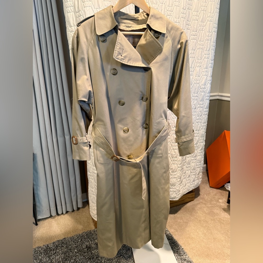 Vintage Burberry Long Trench Coat